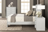 Basilone Rustic White Queen Bed by Furniture of America at Eve Furniture