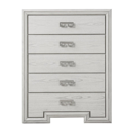 Basilone Rustic White Chest by Furniture of America at Eve Furniture