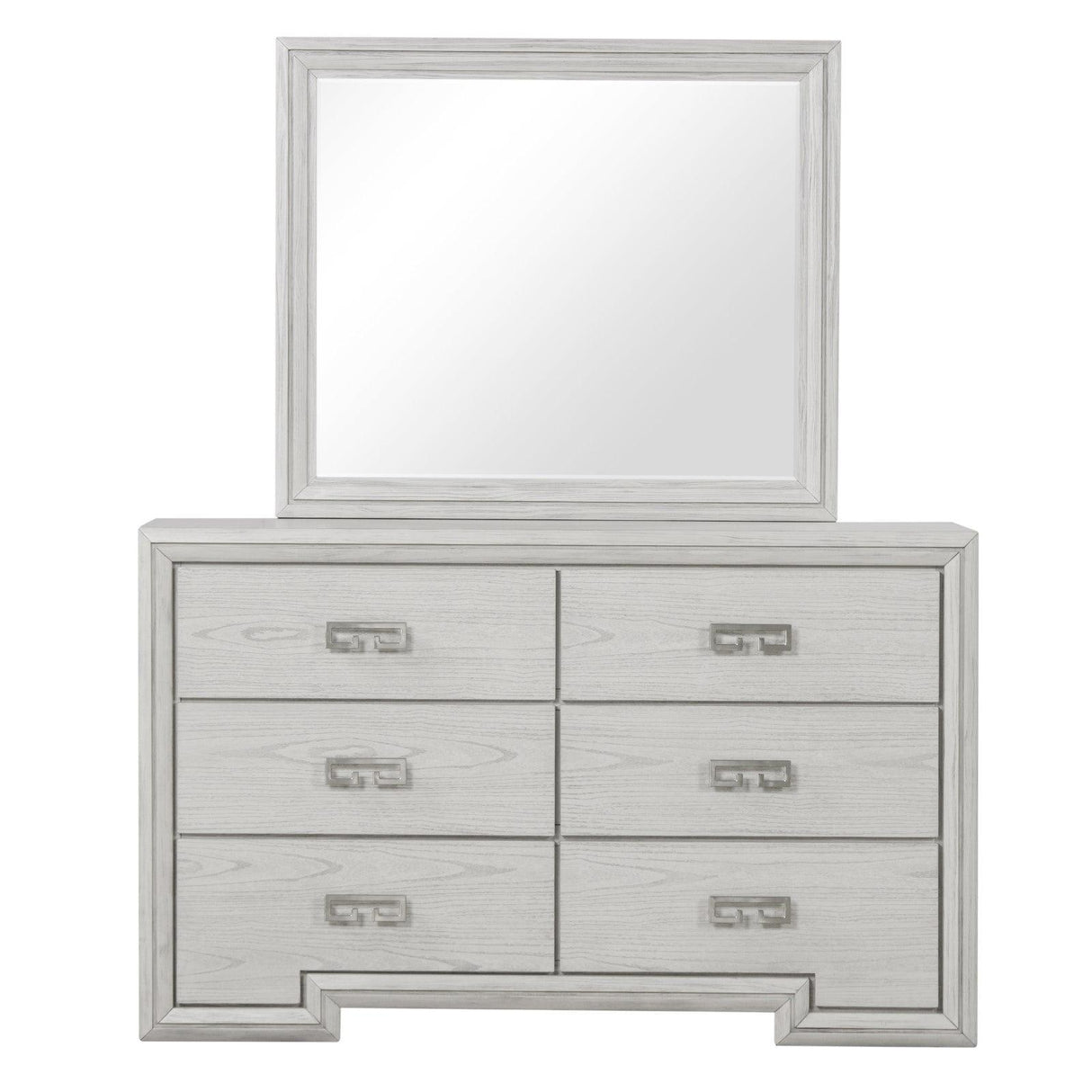Basilone Rustic White Dresser by Furniture of America at Eve Furniture