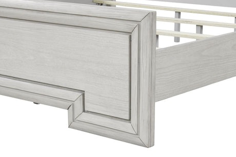 Basilone Rustic White Queen Bed by Furniture of America at Eve Furniture