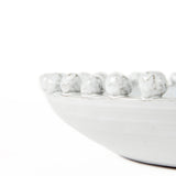 Basin 16" Round Off-White Glazed Decorative Bowl by Mercana at Eve Furniture