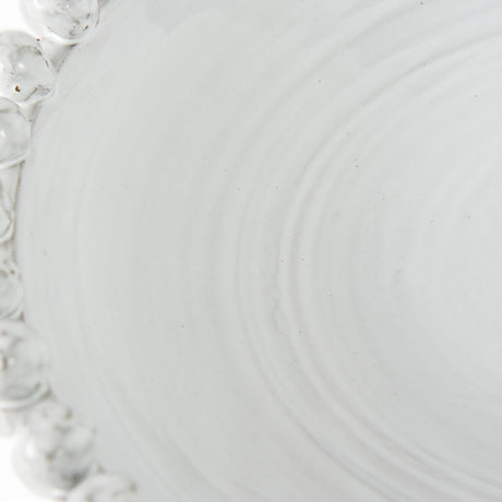 Basin 16" Round Off-White Glazed Decorative Bowl by Mercana at Eve Furniture