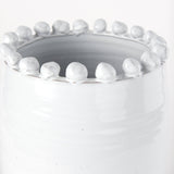 Basin Large Off-White Glazed Vase by Mercana at Eve Furniture