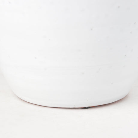 Basin Large Off-White Glazed Vase by Mercana at Eve Furniture