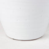 Basin Medium Off-White Glazed Vase by Mercana at Eve Furniture
