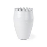 Basin Medium Off-White Glazed Vase by Mercana at Eve Furniture