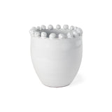 Basin Small Off-White Glazed Vase by Mercana at Eve Furniture