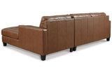 Baskove Auburn 2-Piece Sectional with Chaise by Ashley at Eve Furniture