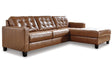 Baskove Auburn 2-Piece Sectional with Chaise by Ashley at Eve Furniture