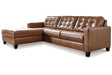 Baskove Auburn 2-Piece Sectional with Chaise by Ashley at Eve Furniture