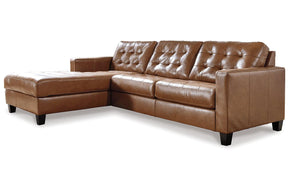 Baskove Auburn 2-Piece Sectional with Chaise by Ashley at Eve Furniture