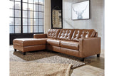 Baskove Auburn 2-Piece Sectional with Chaise by Ashley at Eve Furniture