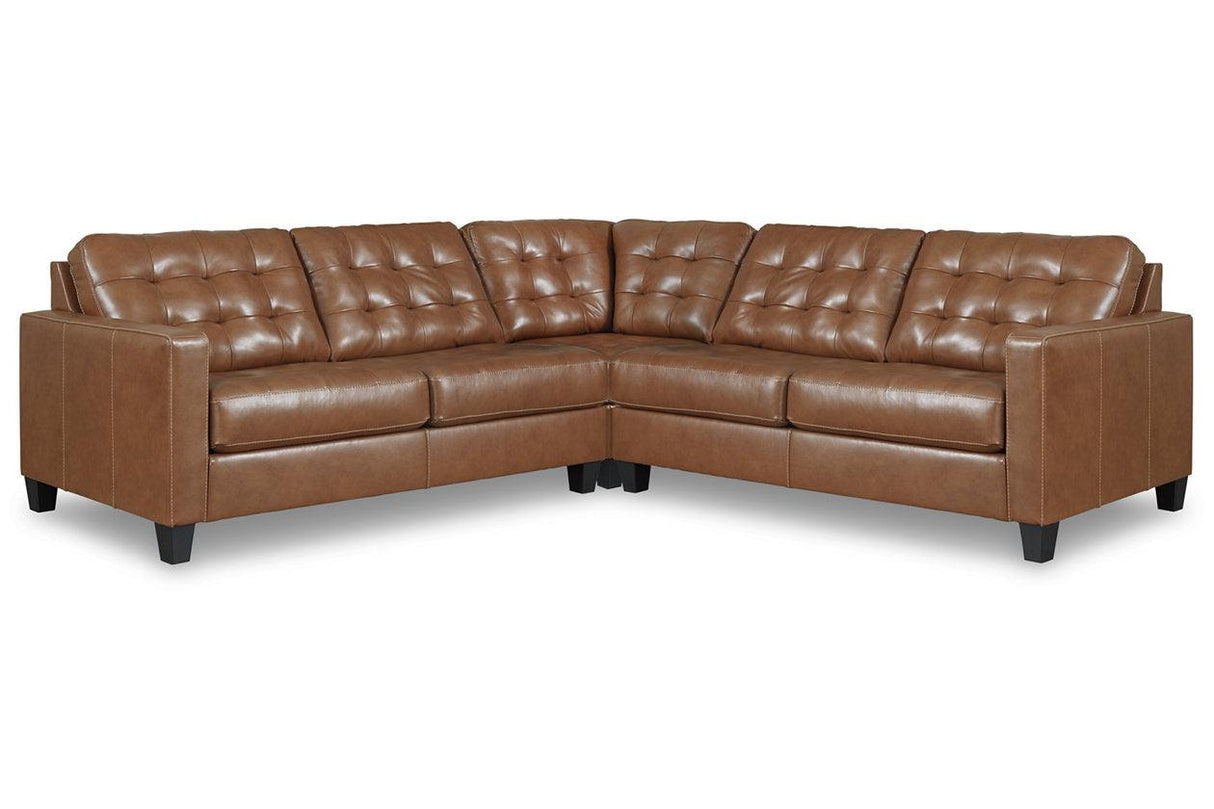 Baskove Auburn 3-Piece Sectional by Ashley at Eve Furniture