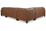 Baskove Auburn 4-Piece Sectional with Chaise by Ashley at Eve Furniture