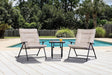 Bastia Beige 3 Pc. Conversation Set by Furniture of America at Eve Furniture