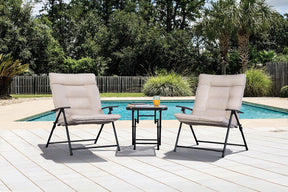 Bastia Beige 3 Pc. Conversation Set by Furniture of America at Eve Furniture