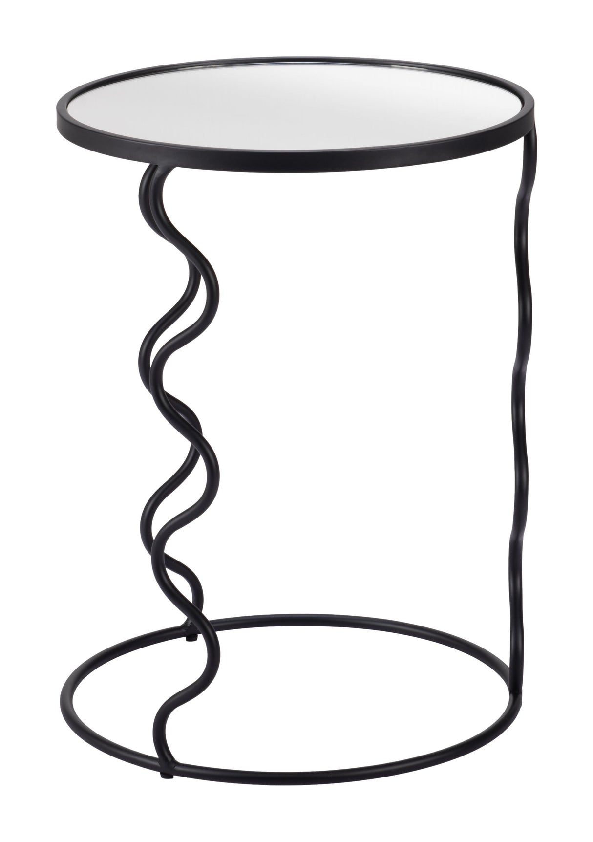 Bastia Black Side Table by Zuomod at Eve Furniture
