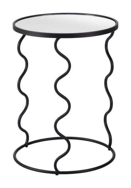 Bastia Black Side Table by Zuomod at Eve Furniture