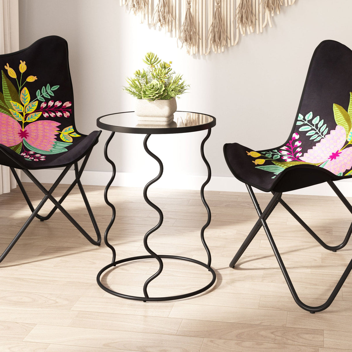 Bastia Black Side Table by Zuomod at Eve Furniture