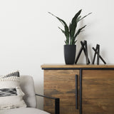 Bastian (Small) 8L x 7W Black Metal Abstract Object by Mercana at Eve Furniture