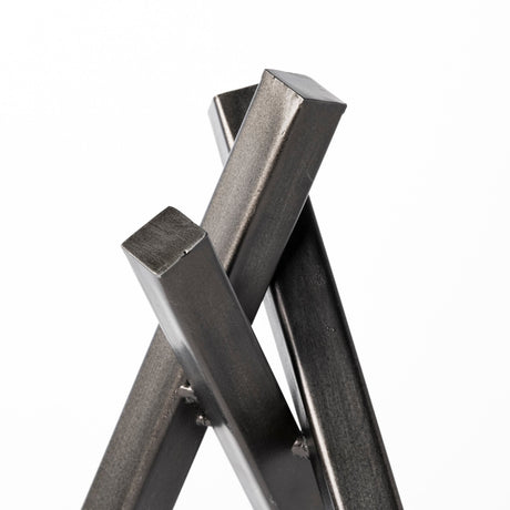 Bastian (Small) Black Metal Abstract Object by Mercana at Eve Furniture