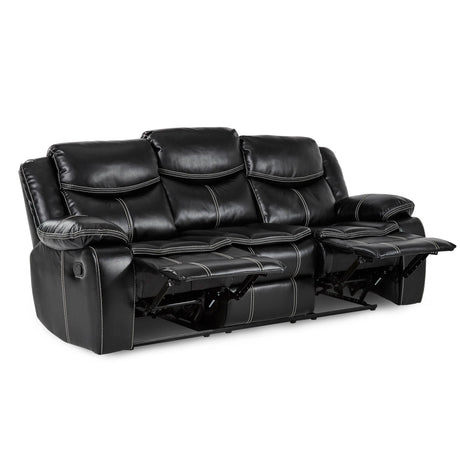 Bastrop Black Reclining Living Room Set by Homelegance at Eve Furniture