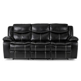 Bastrop Black Reclining Living Room Set by Homelegance at Eve Furniture