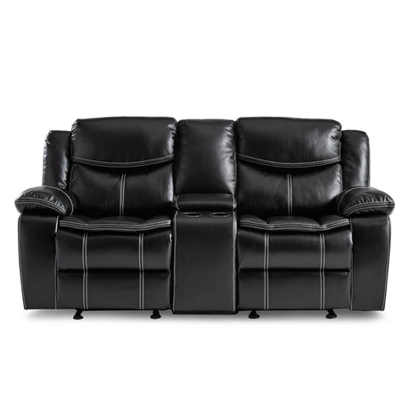 Bastrop Black Reclining Living Room Set by Homelegance at Eve Furniture