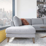 Batres Grey RAF Chaise Sectional