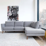 Batres Grey RAF Chaise Sectional