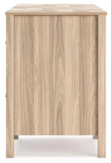 Battelle Tan 60" Home Office Desk by Ashley at Eve Furniture