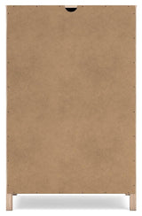 Battelle Tan Chest of Drawers by Ashley at Eve Furniture