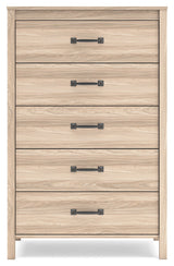 Battelle Tan Chest of Drawers