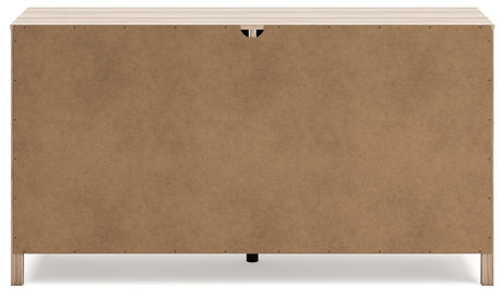 Battelle Tan Dresser by Ashley at Eve Furniture