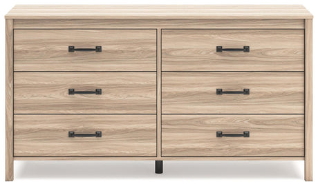 Battelle Tan Dresser by Ashley at Eve Furniture