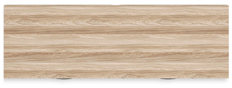 Battelle Tan Dresser by Ashley at Eve Furniture