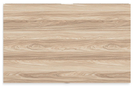 Battelle Tan Chest of Drawers by Ashley at Eve Furniture