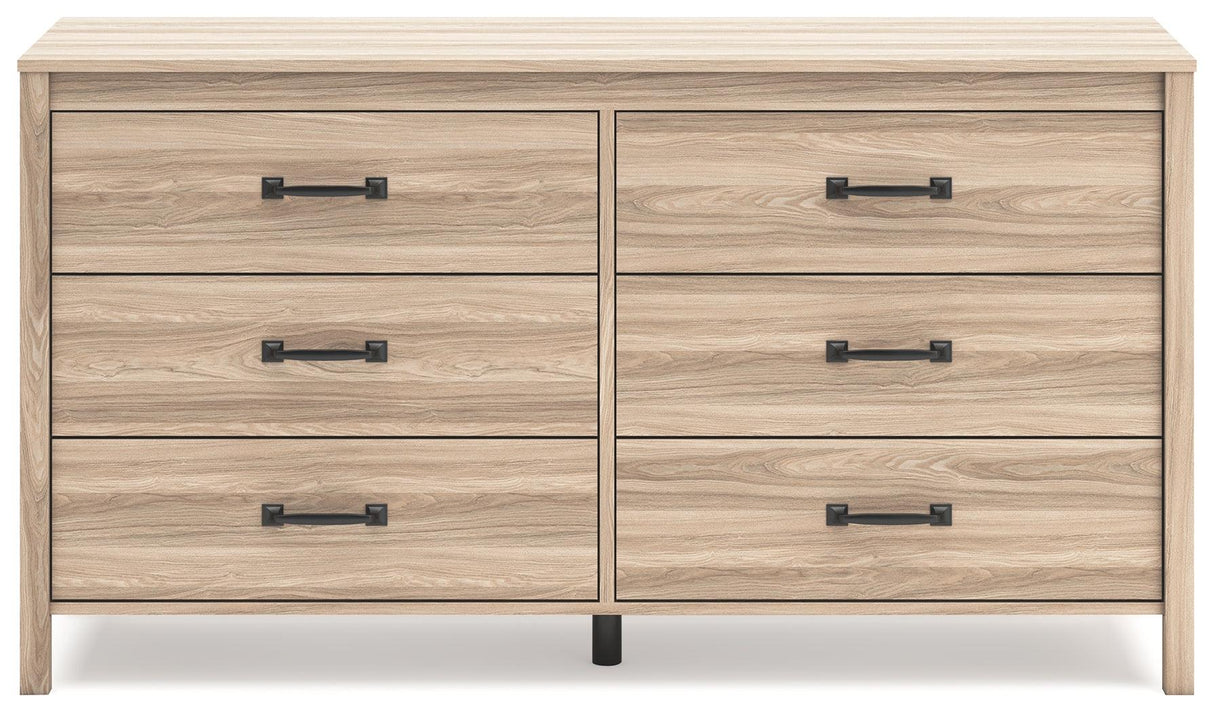 Battelle Tan Dresser by Ashley at Eve Furniture
