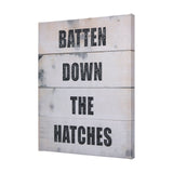 Batten Down The Hatches by Mercana Studio a Hand Embellished Textured Canvas by Mercana at Eve Furniture