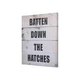 Batten Down The Hatches by Mercana Studio a Hand Embellished Textured Canvas by Mercana at Eve Furniture