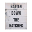 Batten Down The Hatches by Mercana Studio a Hand Embellished Textured Canvas by Mercana at Eve Furniture