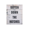 Batten Down The Hatches by Mercana Studio a Hand Embellished Textured Canvas by Mercana at Eve Furniture