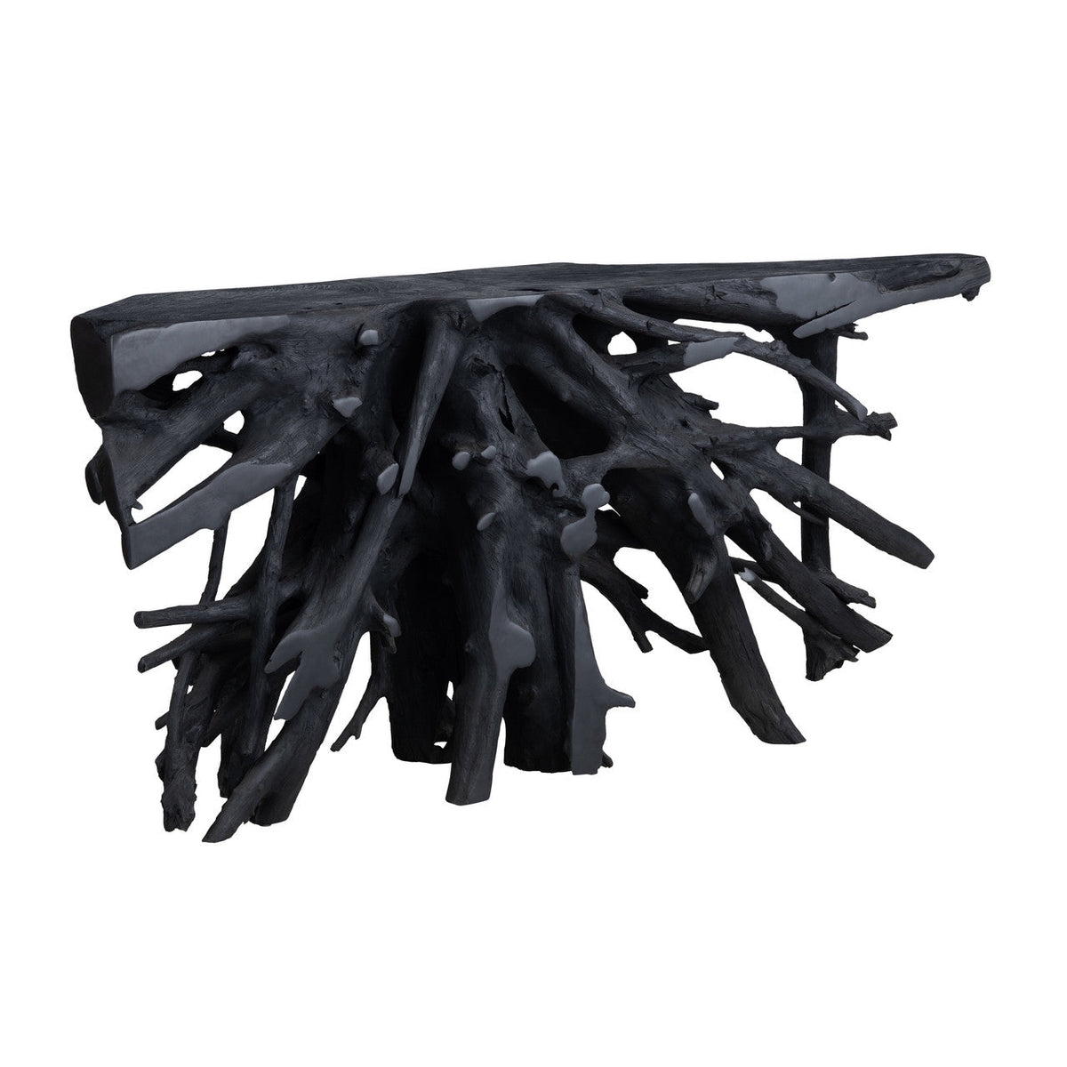Batu Black Console Table by Crestview at Eve Furniture