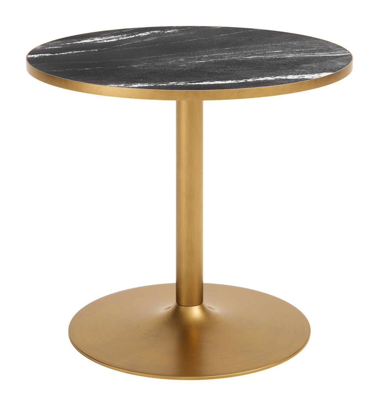 Batu Black & Gold Outdoor Dining Table by Zuomod at Eve Furniture