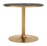 Batu Black & Gold Outdoor Dining Table by Zuomod at Eve Furniture