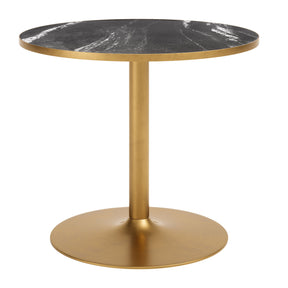 Batu Black & Gold Outdoor Dining Table by Zuomod at Eve Furniture