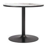 Batu Gray & Black Outdoor Dining Table by Zuomod at Eve Furniture