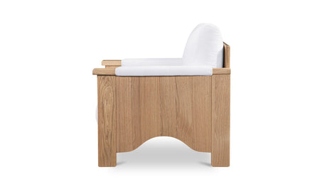 Bauer Accent Chair Cream by Moe's Home at Eve Furniture
