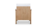 Bauer Accent Chair Cream by Moe's Home at Eve Furniture