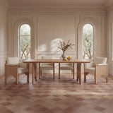 Bauer Cream/Natural Dining Chair by MOES at Eve Furniture
